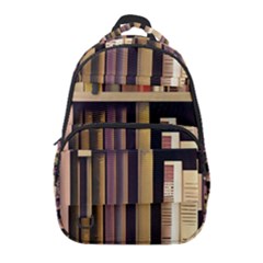 Books Bookshelves Office Fantasy Background Artwork Book Cover Apothecary Book Nook Literature Libra Carry-on Travel Backpack by Posterlux