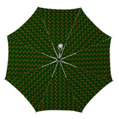 Kawaii Pumpkin Patt Green Automatic Folding Umbrella With Case (medium) by snowwhitegirl