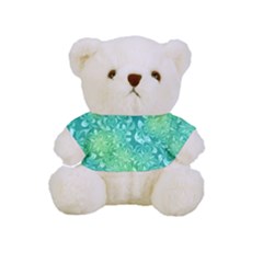 Retro Flower Pattern Design Batik Full Print Tee For Cuddly Teddy Bear by Posterlux