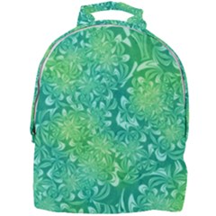 Retro Flower Pattern Design Batik Mini Full Print Backpack by Posterlux