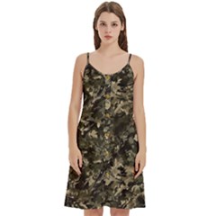 Camouflage Army Survival Uniform Women s Spaghetti Strap Pullover Cami Dress by Posterlux