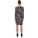 Camouflage Army Survival Uniform Asymmetric Cut-Out Shift Dress View2