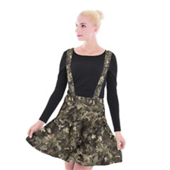 Camouflage Army Survival Uniform Suspender Skater Skirt by Posterlux