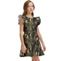 Camouflage Army Survival Uniform Kids  Winged Sleeve Dress View3