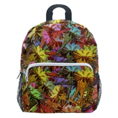 Echinopsis Terscheckii Cactus Motif Random Colored Pattern Kids  Age 5-10 Lightweight School Backpack With Side Pockets by dflcprintsclothing