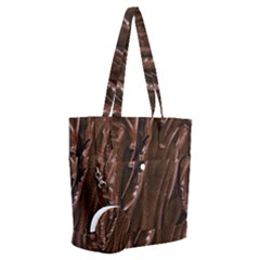 Chocolate Texture, Dark Chocolate Background Everyday Shoulder Bag With Pouch Bag by kyorashop23