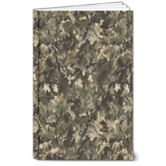 Camouflage Army Survival Uniform 8  X 10  Hardcover Notebook by Posterlux