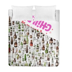 Bottle Chic Print Patterns Duvet Cover Double Side (full/ Double Size) by BellaVistaTshirt02