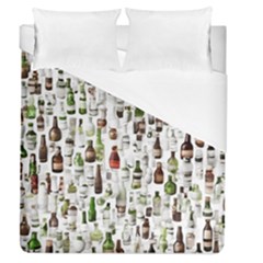 Bottle Chic Print Patterns Duvet Cover (queen Size) by BellaVistaTshirt02