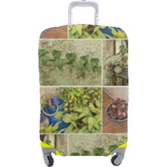 Garden Sanctuary Photo Collage Print Luggage Cover (large) by dflcprintsclothing