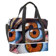 Eye Of The Universe (ai) Sports Shoulder Bag With Shoes Compartment by dflcprintsclothing