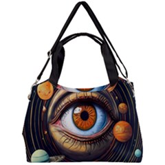 Eye Of The Universe (ai) Double Compartment Shoulder Bag by dflcprintsclothing