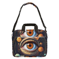 Eye Of The Universe (ai) Macbook Pro 15  Shoulder Laptop Bag by dflcprintsclothing