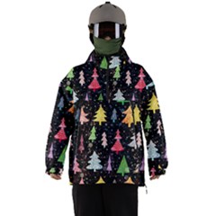 Fun Christmas Trees Adoxali Scandinavian Artistic Background Pattern Men s Ski And Snowboard Waterproof Breathable Jacket by Maspions