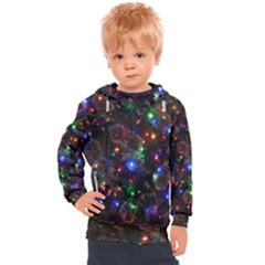 Christmas Lights Kids  Hooded Pullover by Apen