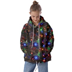 Christmas Lights Kids  Oversized Hoodie by Apen