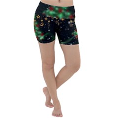 Christmas Star Jewellery Lightweight Velour Yoga Shorts by anzea