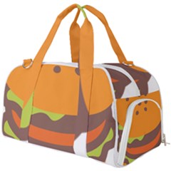 Hamburger Burner Gym Duffle Bag by anzea