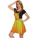 Orange Green Gradient Hunter Apron Dress View2