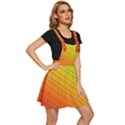 Orange Green Gradient Hunter Apron Dress View3