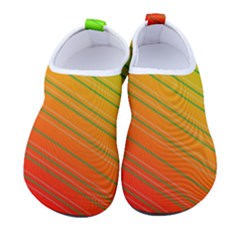 Orange Green Gradient Hunter Women s Sock-style Water Shoes by Dutashop