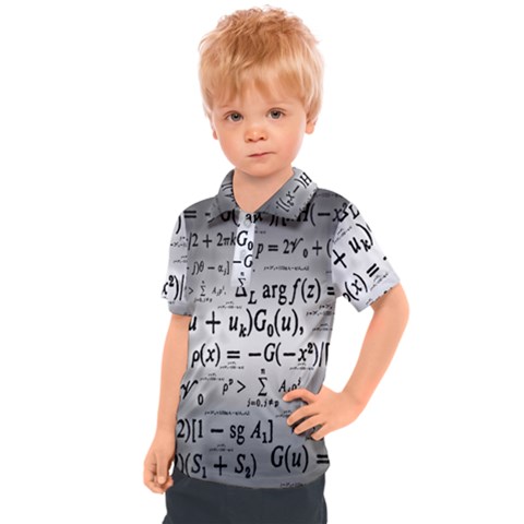 Math Formula Kids  Polo T-shirt by Bedest