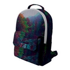 Foroest Nature Trippy Flap Pocket Backpack (large) by Bedest