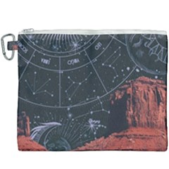 Astrology Surreal Surrealism Trippy Visual Art Canvas Cosmetic Bag (xxxl) by Bedest