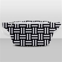 Frets Mosaic Pattern Geometric Waist Bag  by Bedest