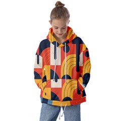 Abstract Pattern Design Kids  Oversized Hoodie by Salmanaz77