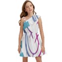 Blink 182 logo Kids  One Shoulder Party Dress View1