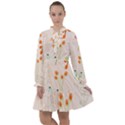 Boho Pattern Berries Flowers Nature All Frills Dress View1