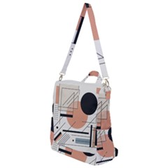 Abstract Architecture Crossbody Backpack by Bedest