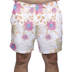 Flowers Blossom Spring Garden Men s Shorts by Bedest