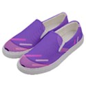 Colorful Labstract Wallpaper Theme Men s Canvas Slip Ons View2