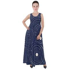 Art Empire Waist Velour Maxi Dress by zappwaits