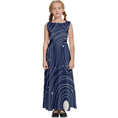 Art Kids  Satin Sleeveless Maxi Dress by zappwaits