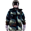 Colorful Peacock Bird Feathers Women s Zip Ski and Snowboard Waterproof Breathable Jacket View1