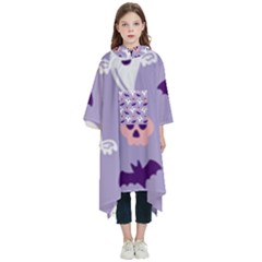 Boo Crew Halloween Season Kids  Hooded Rain Ponchos by Safari