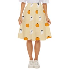 Pumpkin And Boo Crew Halloween  Classic Short Skirt by Safari