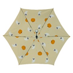 Pumpkin And Boo Crew Halloween  Automatic Folding Umbrella With Case (small) by Safari