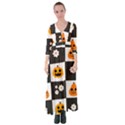 Seamless Halloween Pattern With Smiling Pumpkin 20240926 161714 0000 Button Up Maxi Dress View1