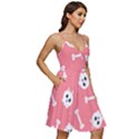 Halloween Pattern With Sculles And Bones 20240926 160927 0000 V-Neck Pocket Summer Dress  View2