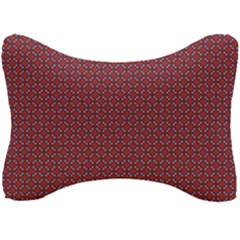 Brown Red Dot Pattern Seat Head Rest Cushion by ytdream