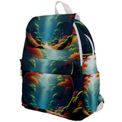 Autumn Trees Nature Top Flap Backpack by Bedest