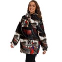 Confederate Flag Usa America United States Csa Civil War Rebel Dixie Military Poster Skull Women s Ski and Snowboard Waterproof Breathable Jacket View3