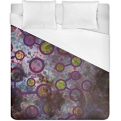 Abstract Molecular Space Art Duvet Cover (california King Size) by ExtraAwesomeSauce