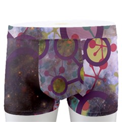 Abstract Molecular Space Art Men s Boxer Briefs by ExtraGoodSauce