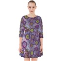 Abstract Molecular Space Art Smock Dress View1