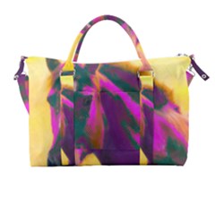 Vibrant Abstract Equine Art Carry-on Travel Shoulder Bag by ExtraAwesomeSauce